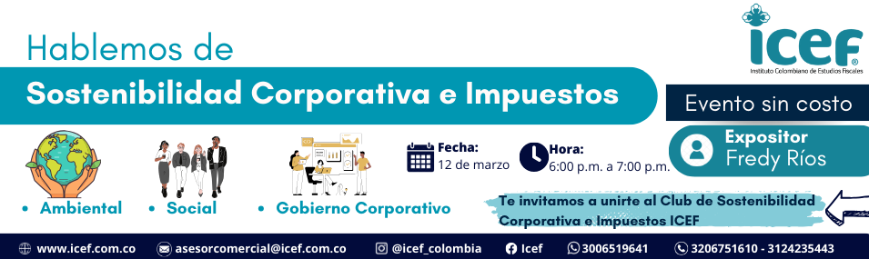 BANNER Sostenibilidad Corporativa e Impuestos